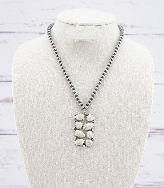 Ivory Western Bar Necklace