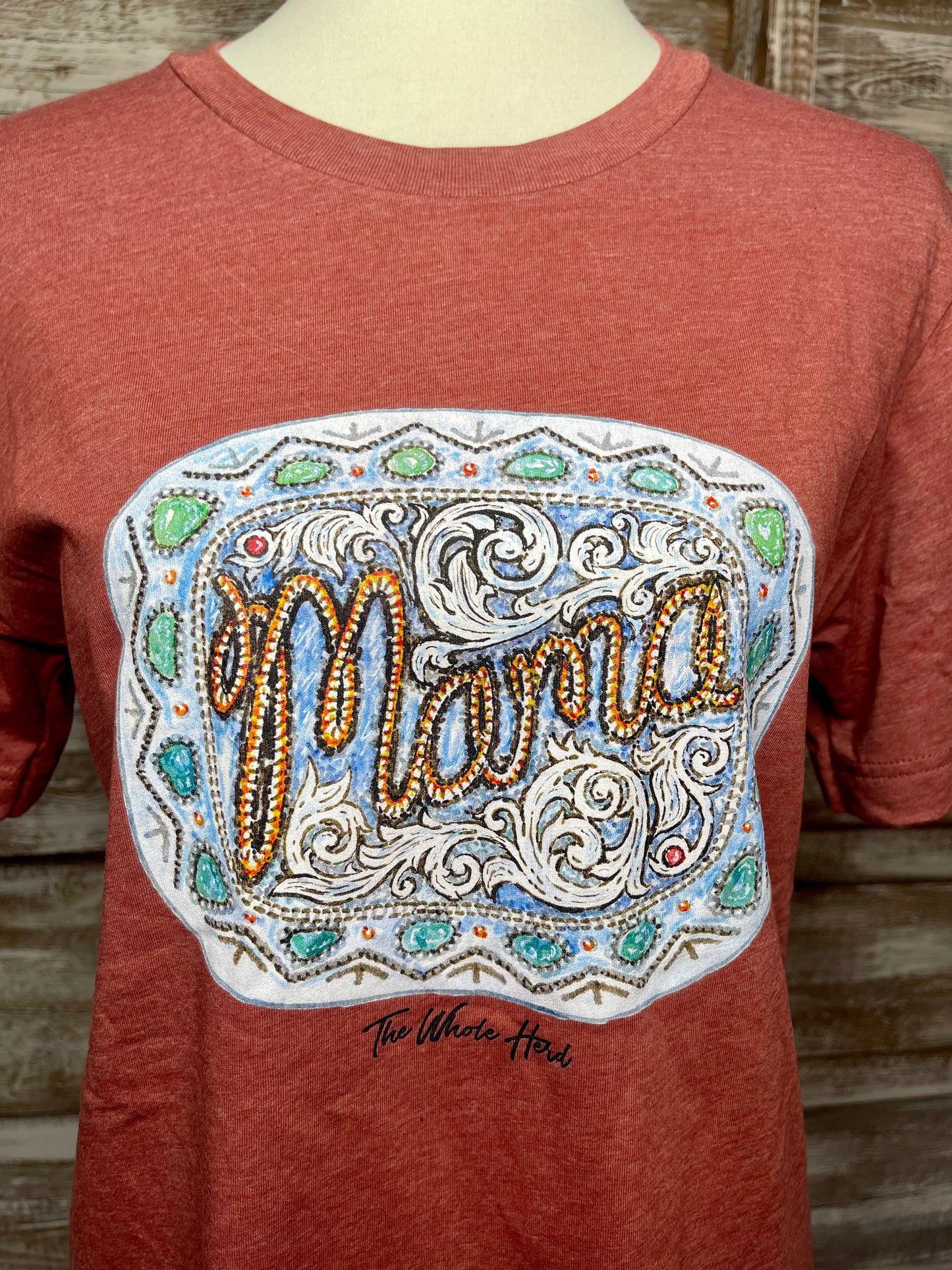 Mama Belt Buckle Graphic Tee