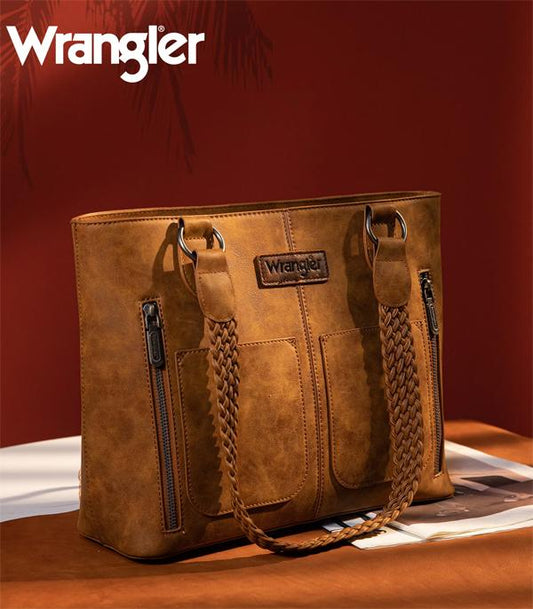 Wrangler Concealed Carry Brown Tote