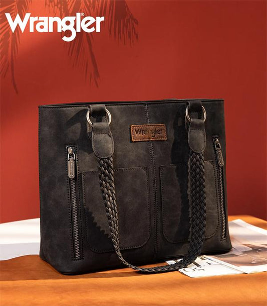 Wrangler Concealed Carry Black Tote