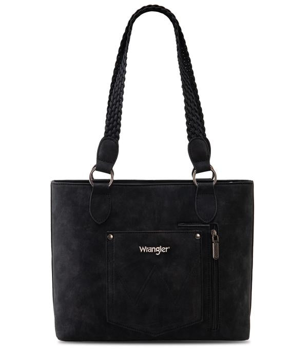 Wrangler Concealed Carry Black Tote