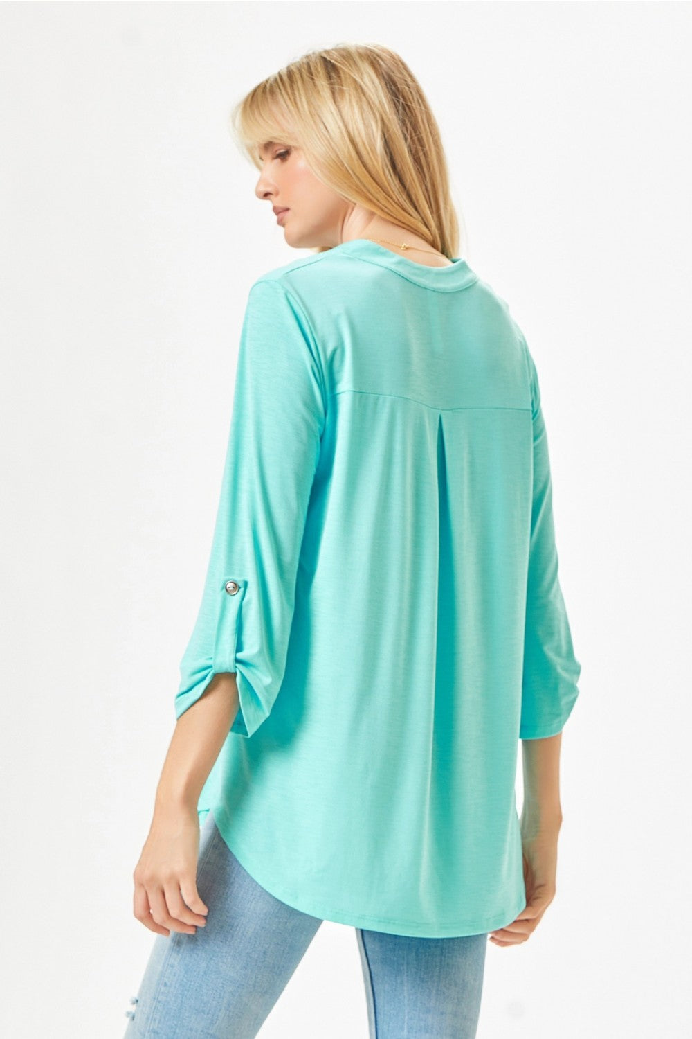 Blue Lizzy 3/4 Sleeve Top