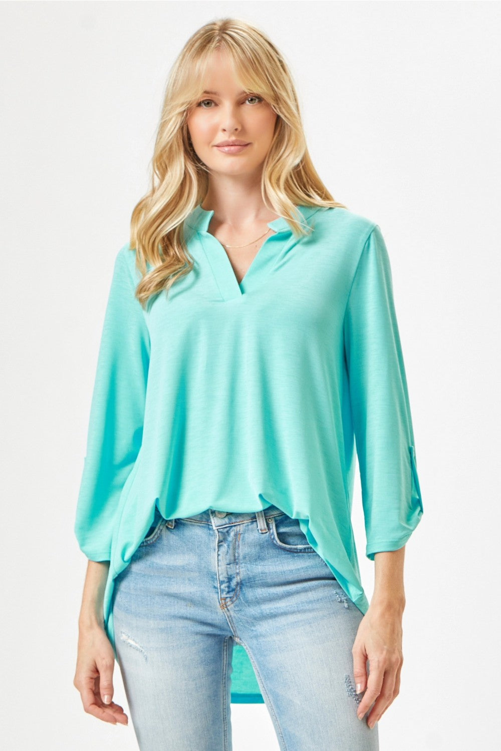 Blue Lizzy 3/4 Sleeve Top