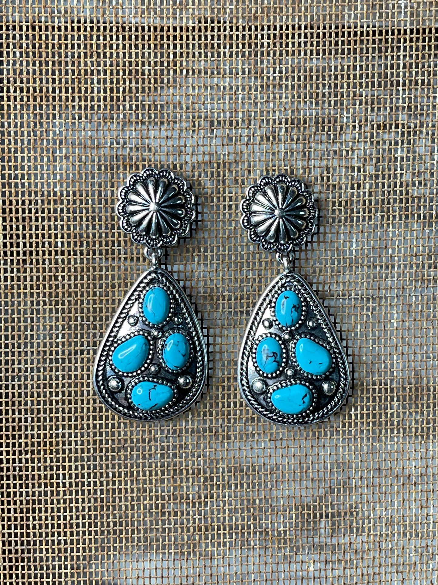 Ari Turquoise Dangle Earrings