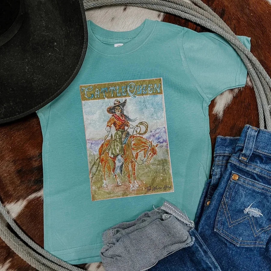 Cattle Queen Kids Graphic Tee